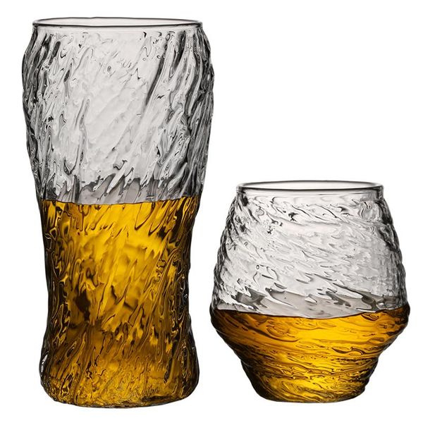 

whiskey juice glass bottle round crystal milk ice clear beer wine creative champagne wijnglazen dining by60gb glasses