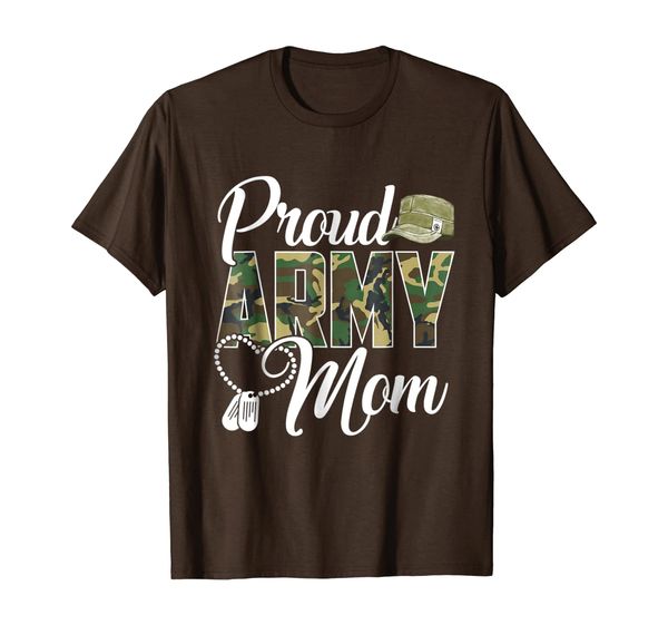 

proud army mom shirt gift, White;black