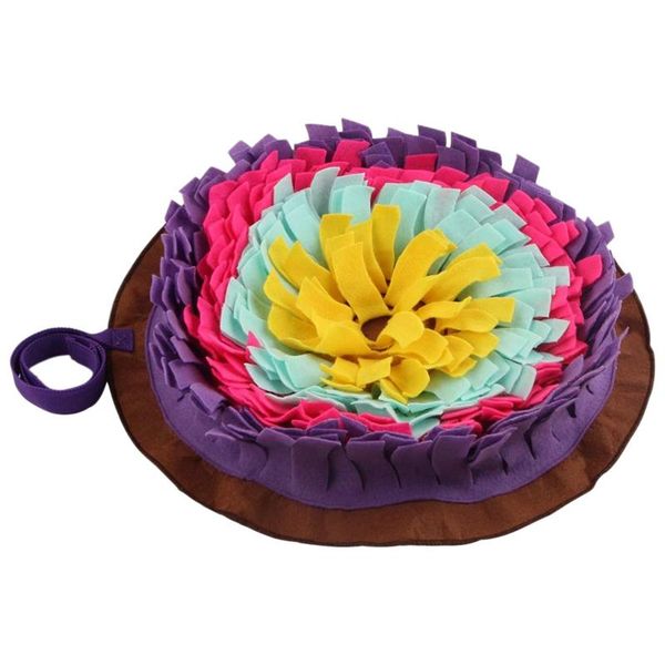 

kennels & pens dog snuffle mat feeding pet training pad nose work blanket non slip activity for foraging skill stress relea
