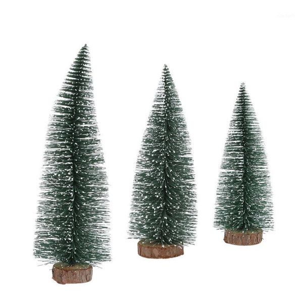 

christmas decorations 3pcs desktrees decor decorative small tree home ornament