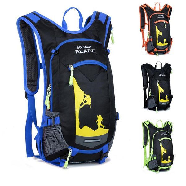 

outdoor bags 18l men's women's cycling backpack sports bag mountaineering hiking camping travel rainproof with 2l water