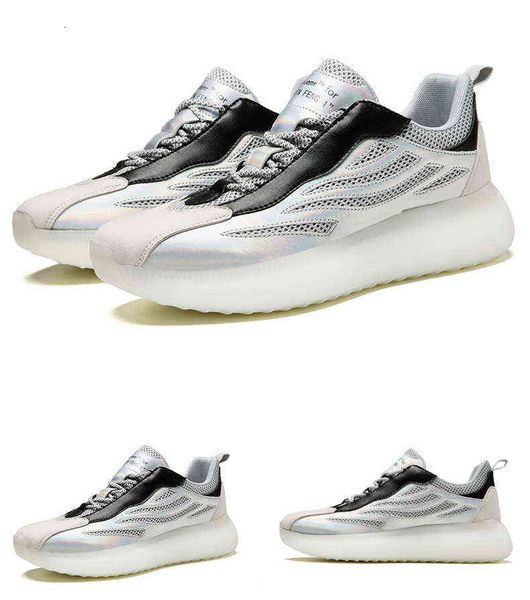 

four seasons men's fashion shoes daddy sneakers men's running casual sports, Black