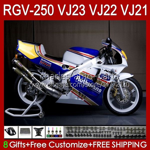 Rothmans Blue OEM Code для Suzuki RVG250 250CC VJ 23 RGV250 SAPC VJ23 CoSling RGV-250CC 1997 1998 CUDLEWORK 107HC.58 RGVT-250 RGVT RGV 250 CC RGV-250 Панель 97 98