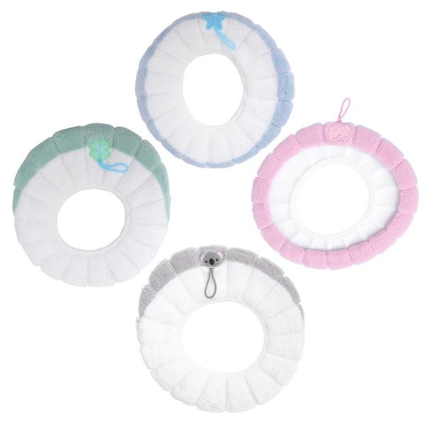 

toilet seat covers 4pcs mat clean household cover pumpkin shaped