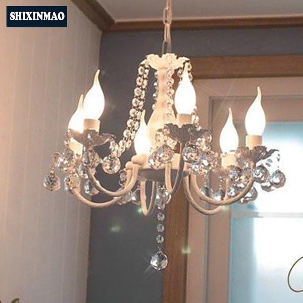 

princess crystal lamp luxury chandelier modern design track lights