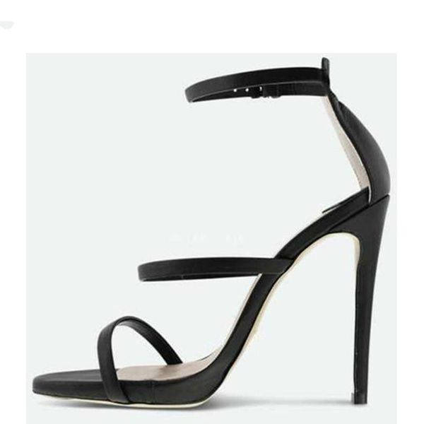 

vrouwen gladiator sandalen vrouw hak hoogte plus size 43 party bruiloft open teen hakken sandals, Black