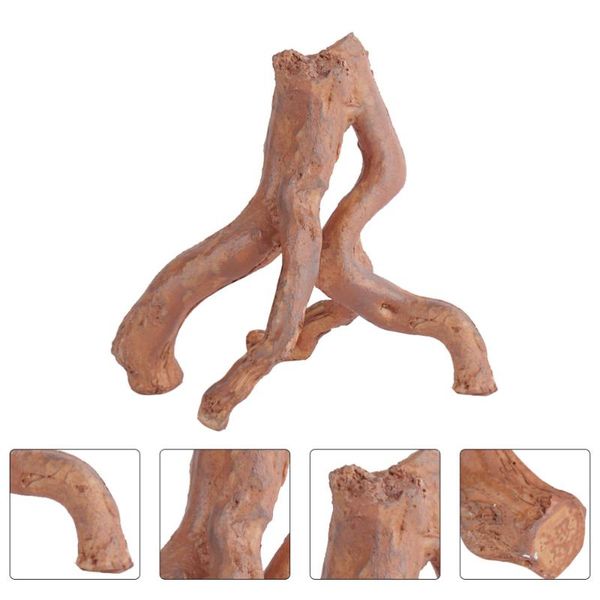 

aquarium decoration water grass landscape tree bark ornament (light brown) decorations