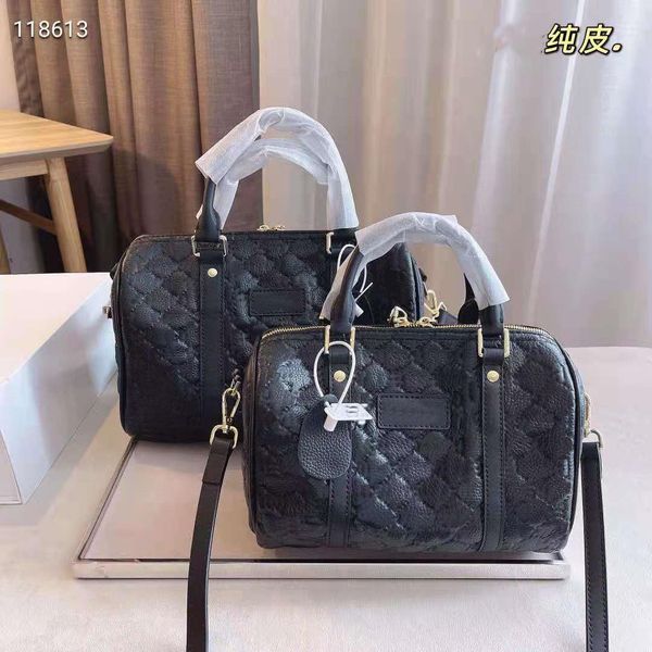 

shoulder bag women's head leather embossed pillow bag