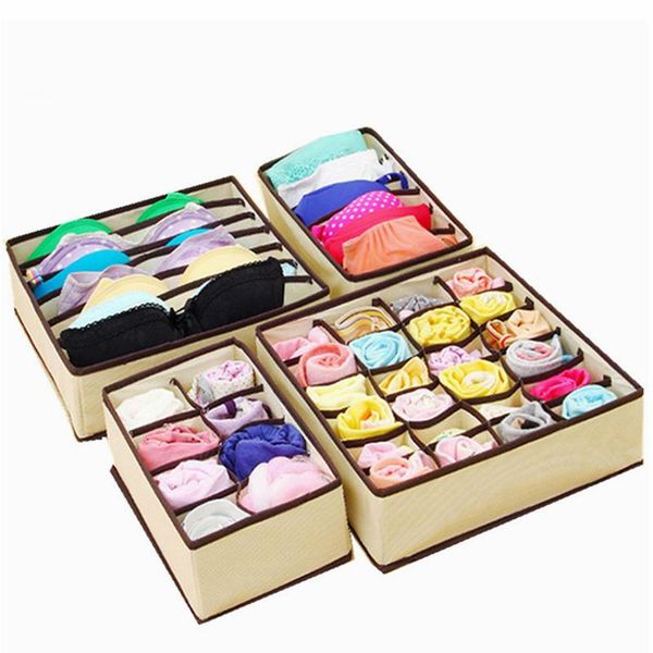 

storage drawers 2021 underwear organizer boxes for bra tie sock shorts divider drawer closet ropa interior organizador box