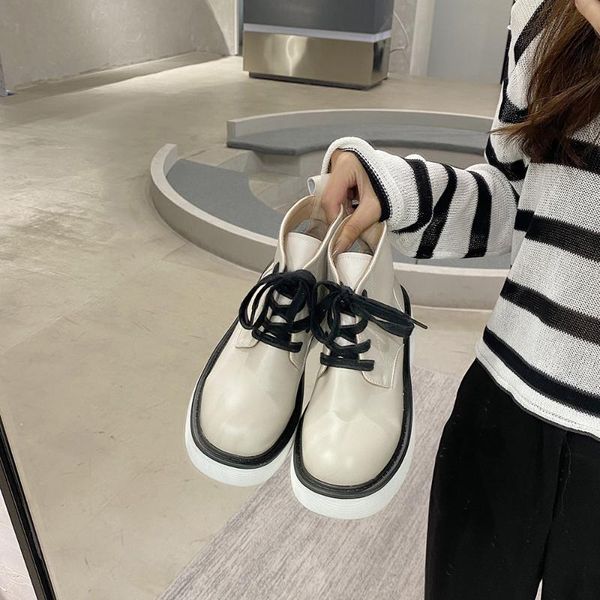 

boots white platform shoes goth motorcycle mid heeled gothic fashion black ankle