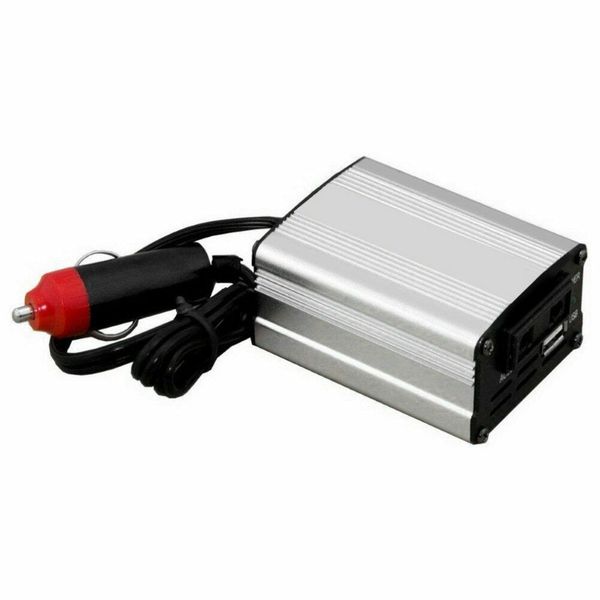 

car powe silver power inverter adapter car converter 12v to 110v/220v