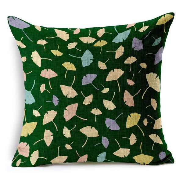 

cushion/decorative pillow cotton linen pillowcases cushion cover greentree leaves pattern chair waist seat throw home decorative 45x45 cm