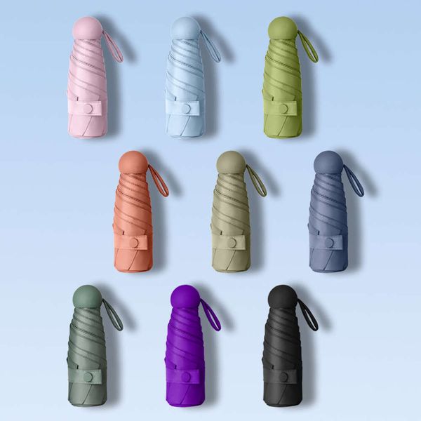 

50 fold umbrella sunny rain dual purpose female student folding ultra light compact sunscreen portable pocket sunshade