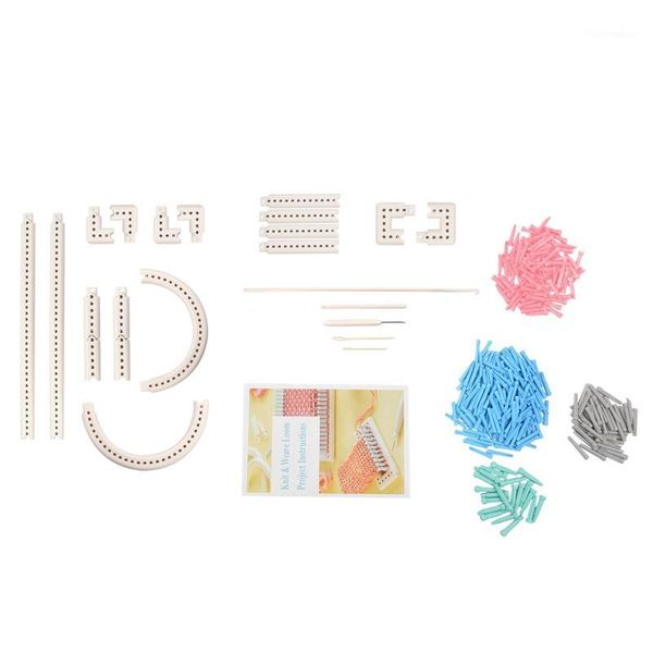 

sewing notions & tools multi-function craft yarn 5000-100 knitting board knit weave loom kit diy tool, Black