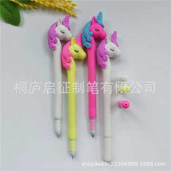 

pen creative unicorn cartoon neutral ball point children training gift funny cartoon