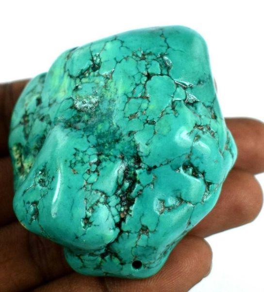 

natural turquoise mineral bare stone crystal healing decorative objects & figurines