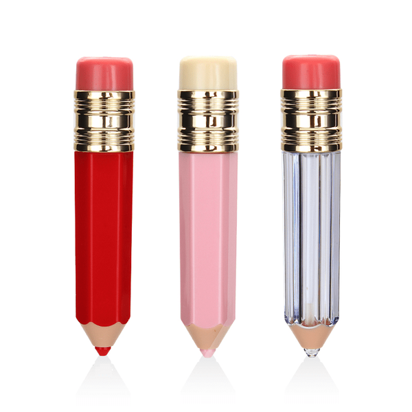 

10/100pcs 5ml empty lip gloss tube container clear tubes pencil shape lipstick lipgloss refillable packing bottles storage & jars