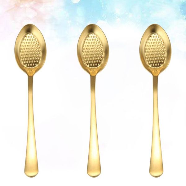 

spoons 6pcs strawberry design spoon polished stainless steel coffee stirring soup dinner tableware for eating kitchen