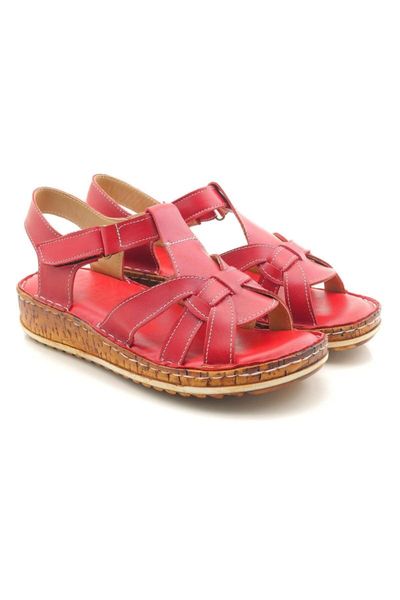 

sandals l7711 genuine leather anatomical female, Black