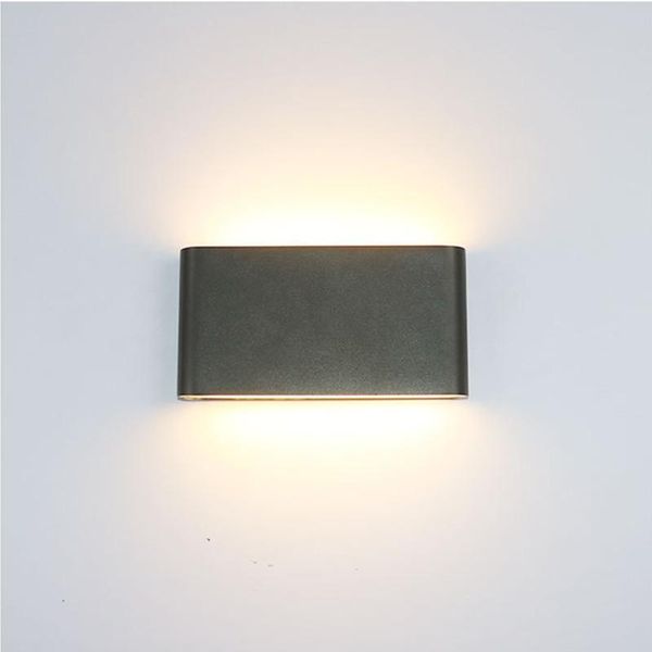 

wall lamp modern minimalist led outdoor waterproof courtyard aisle ultra-thin living room bedroom bedside double head