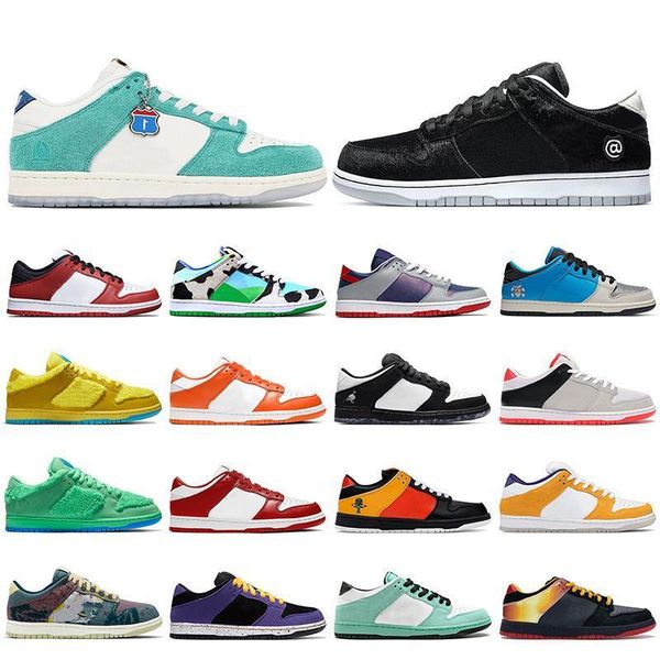 

men chunky dunky sneakers low skateboard women boots shoes paris brazil syracuse white off kentucky casual sports trainers, Black