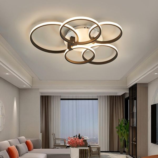 

chandeliers led chandelier lights for livingroom studyroom bedroom indoor lighting 110-220v black color modern ceiling