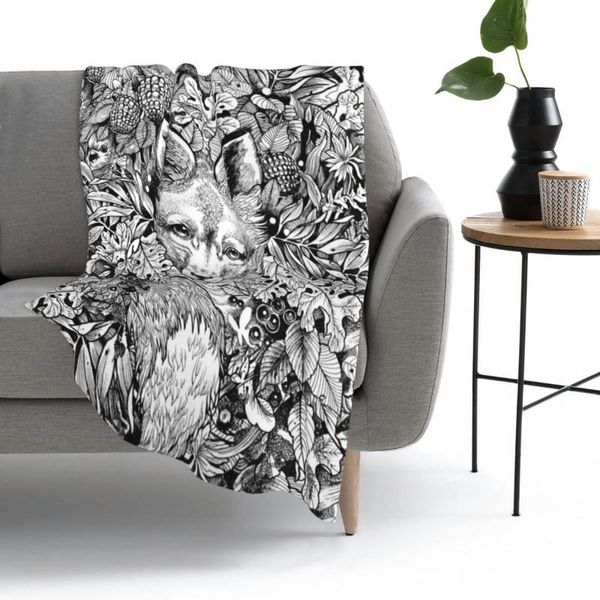 

blankets hiding fleece warm throw sofa blanket for home bedroom office throws bedspread quilt