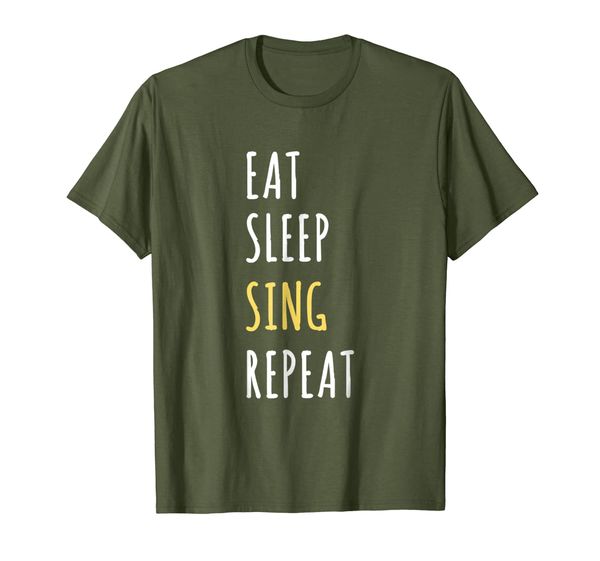 

Eat Sleep Sing Repeat T-Shirt Funny Singer Gift, Mainly pictures