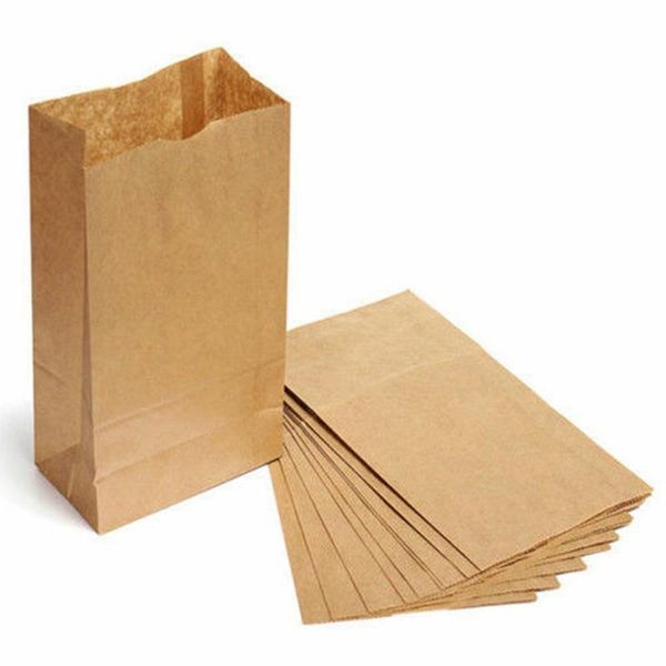 

gift wrap 10x candy party wedding food buffet paper bag kraft brown cookies