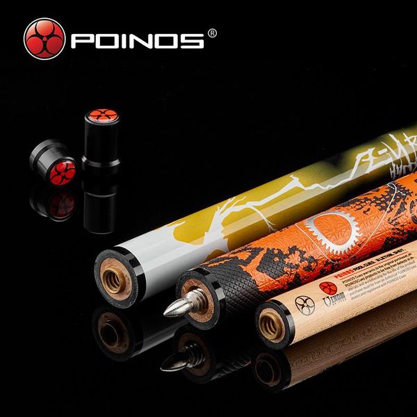 

made in china poinos zu billiard pool cue jump break stick 3pc 14mm black phenolic tip ferrule 19oz maple shaft cues