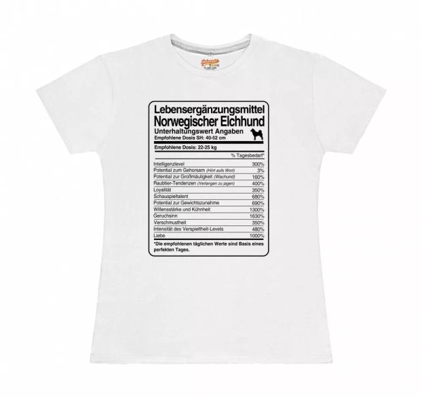 

T-Shirt Womens dose Norwegian Moose Dog Life Supplements by siviwonder, Mainly pictures