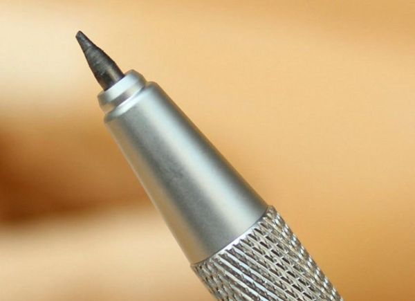 

ballpoint pens 0.5 mm 0.7 09/1.0 2.0 redcircle 600 metal lead holder mechanical pencil for drafting drawing sketch, Blue;orange