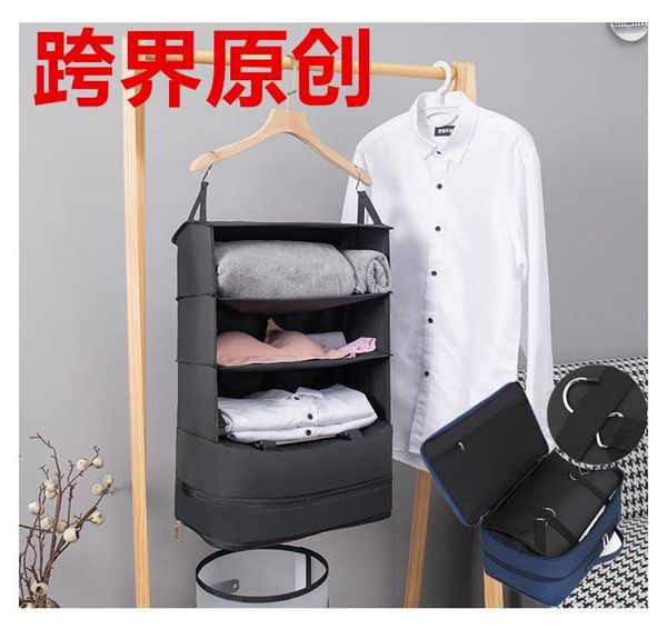 

storage bags style folding portable large capacity luggage travel bag oxford cloth washed