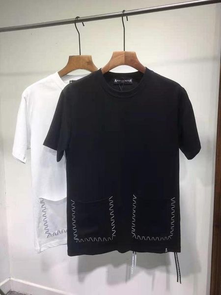 

men's t-shirts high 21ss quality t shirt summer clothes tees fashion multiple pockets mastermind men women, White;black
