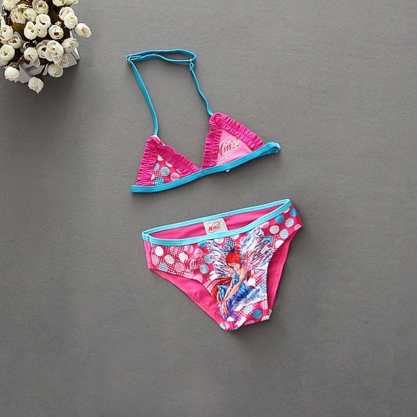 

princess girls' split swimsuit / children's bikini swimsuit 112 spring, Blue