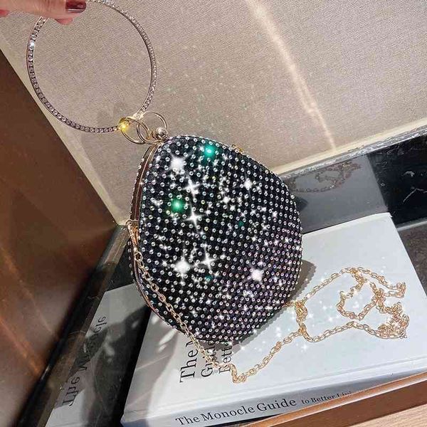 

personalized drop shape women's diamond dinner hand water drill banquet bag bags