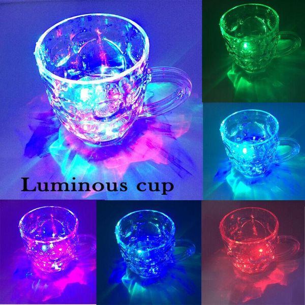 

luminous induction cup light bulb drink water bottle party bar decor decoration
