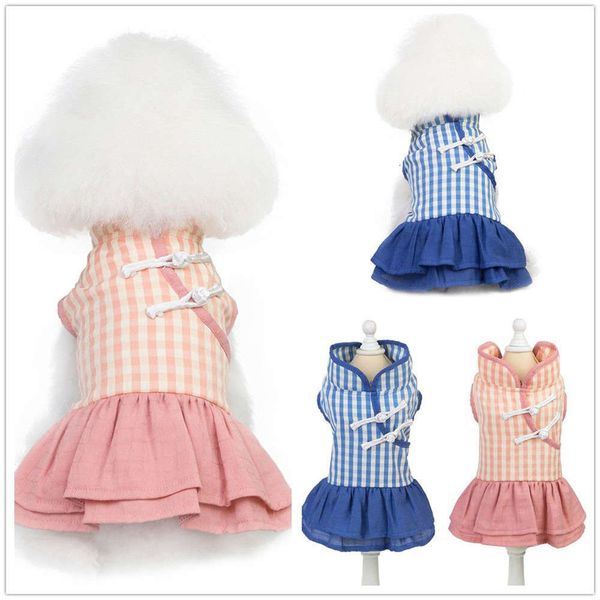 

the dog clothes 20 pet teddy clothes dog kitty cheongsam dress in spring and summer