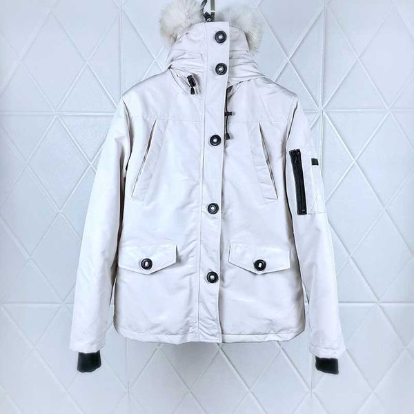

women down parkas 21ss men jackets thick coats casual letter print parka female outerwear windbreaker size :s, Black