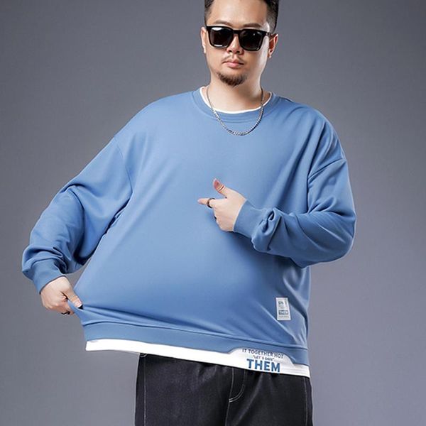 

men's hoodies & sweatshirts sweater loose terry round neck autumn casual, Black