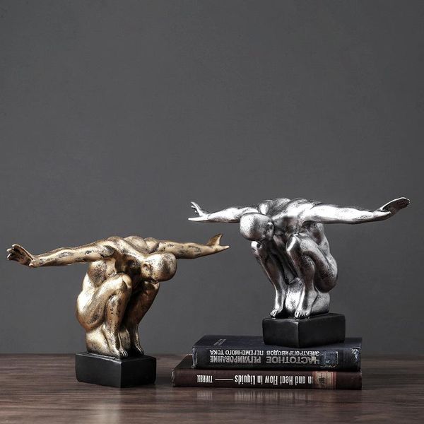 

american retro diver character model decoration resin diving porch display statues figurines crafts for home human decorative other decor