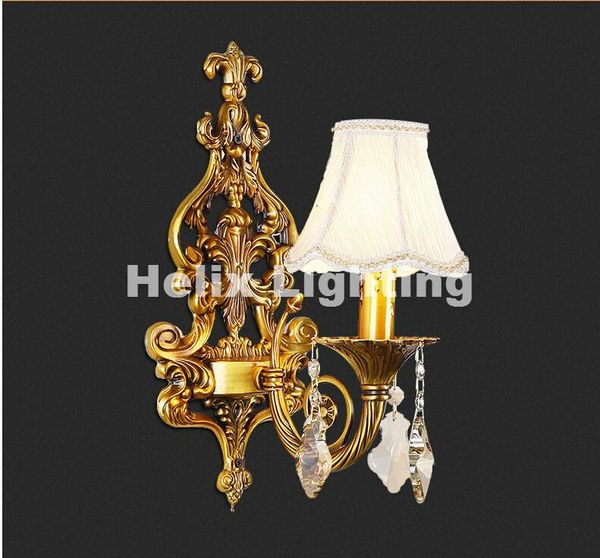 

wall lamp 2021 antique brass crystal sconce color lighting brackets