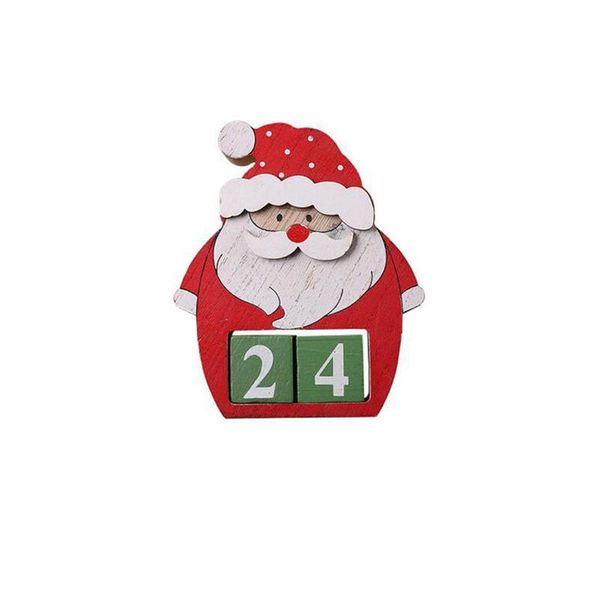 

christmas pendant & drop ornaments decorations three dimensional calendar wooden countdown party supplies wall clocks