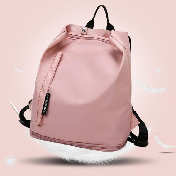 

backpack fashion women oxford cloth solid color knapsack multifunctional luggage bags leisure shopping backpacks