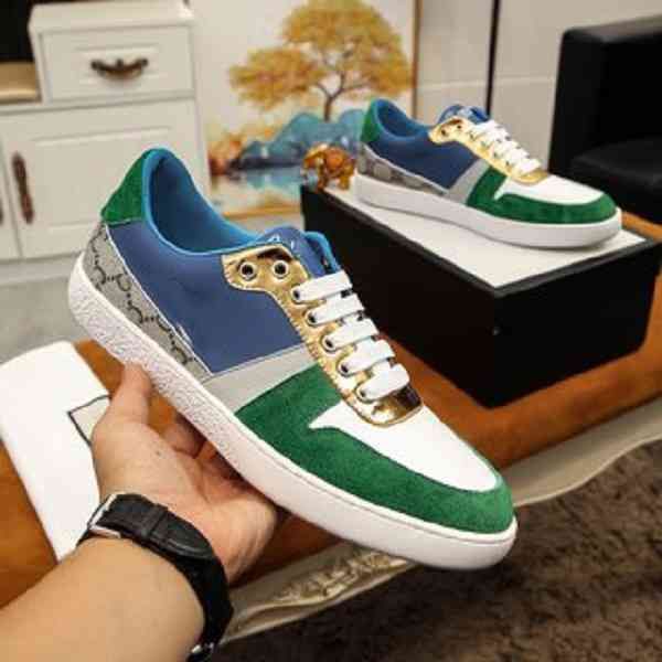 

dress shoes 2021 men's flat casual color matching all-match casuals shoes couple low-cut lace-up white shoess trend gcvt, Black
