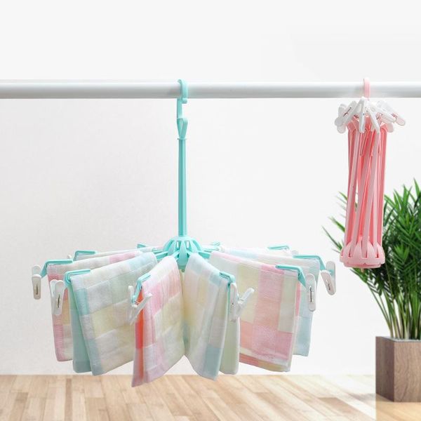 

laundry bags plastic concealed storage hangers windproof clothes hanger organizer fixed holder buckle anti-slip sock clamp