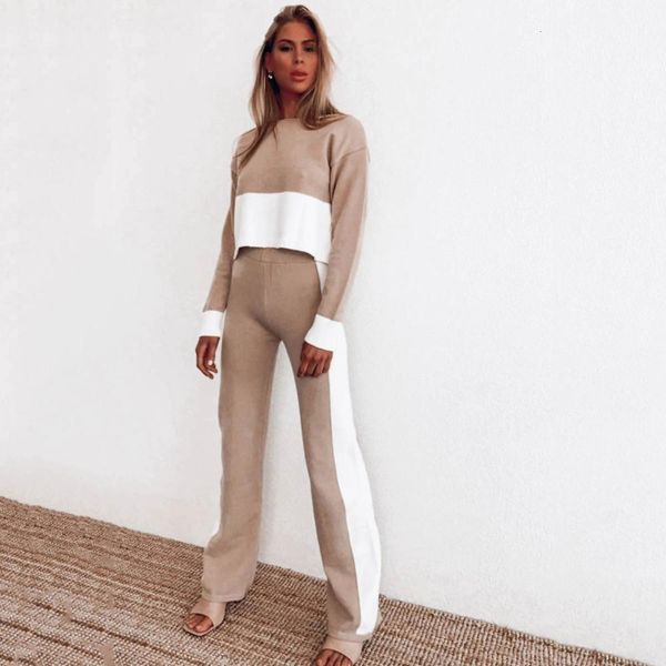 

pant fashion house sewing sweater women's suits, White