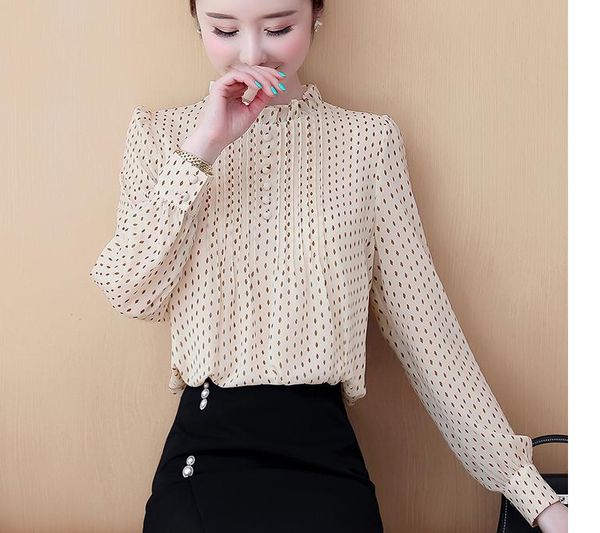 

2021 summer fashion long sleeve women's shirt@11, White