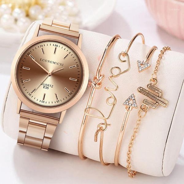

girls bracelet watch all-match creative quartz luxury gemstone love bracele drop#35 wristwatches, Slivery;brown