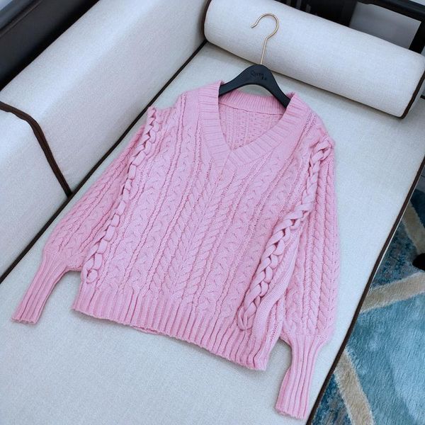 

women's sweaters pink sweater korean loose cocoon pullover, White;black